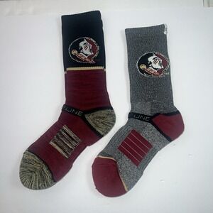 2 Pair x Florida Seminoles‎ Strideline Socks 1 Pair Each Color As Shown Size Sm